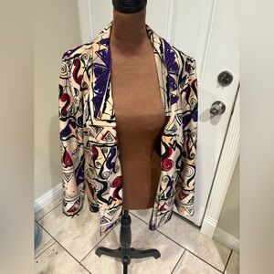 Abstract Patterned Women's Jacket